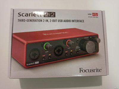 Лот: 16972468. Фото: 1. Звуковая карта Focusrite Scarlett... Звуковые карты
