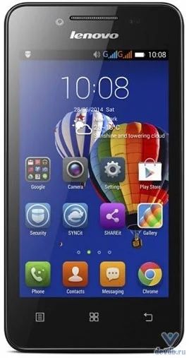 Лот: 6927790. Фото: 1. смартфон Lenovo A319 чёрный. Смартфоны