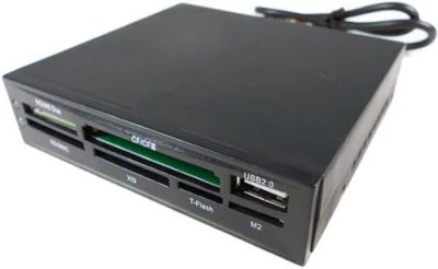Лот: 4025658. Фото: 1. Внутренний USB CardReader Acorp... Картридеры