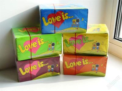 Лот: 1677048. Фото: 1. Жвачка Love is! в наличии 5 вкусов... Другое (сувениры, подарки)