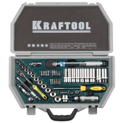 Лот: 6527333. Фото: 1. Набор торцовых головок Kraftool... Ручной инструмент