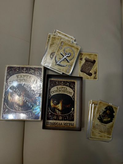 Лот: 24890752. Фото: 1. Настольная игра Карта сокровищ. Настольные игры, карты