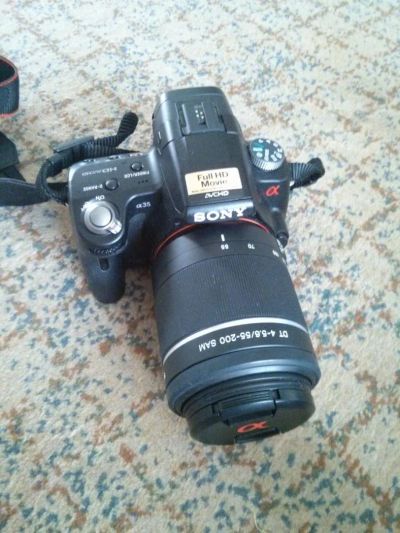 Лот: 4280392. Фото: 1. Фотоаппарат Sony a35 + 2 объектива. Цифровые зеркальные