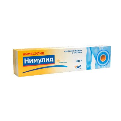 Лот: 24099505. Фото: 1. Нимулид 1% гель для наружного... Лекарства