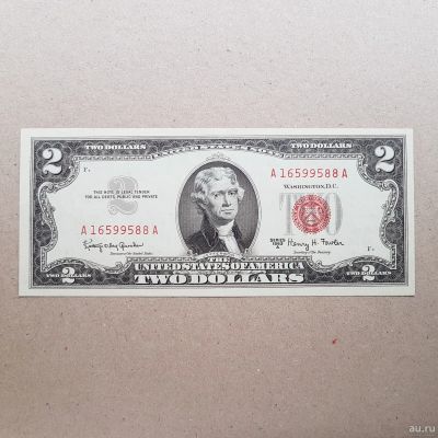 Лот: 15342732. Фото: 1. 2 доллара 1963 (Unc) пресс. Америка