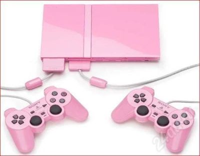 Лот: 291104. Фото: 1. sony playstation 2 (pink... Игровые приставки, консоли