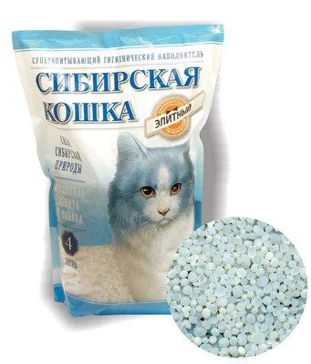 Лот: 16481506. Фото: 1. Сибирская кошка "Элитный" силикагель... Миски, лотки, наполнители