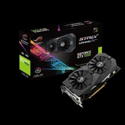 Лот: 11817518. Фото: 1. ASUS GeForce GTX 1050 Strix OC... Видеокарты