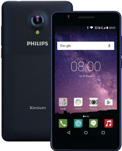 Лот: 10706138. Фото: 1. Смартфон 5" Philips Xenium S386... Смартфоны