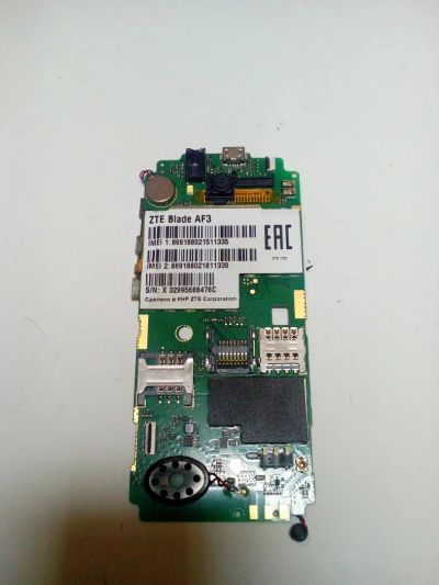 Лот: 9074590. Фото: 1. A94. ZTE Blade AF3 . Системная... Микросхемы и платы