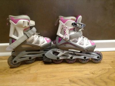 Лот: 9487442. Фото: 1. Ролики Rollerblade micro combo. Роликовые коньки, скейтборды, самокаты