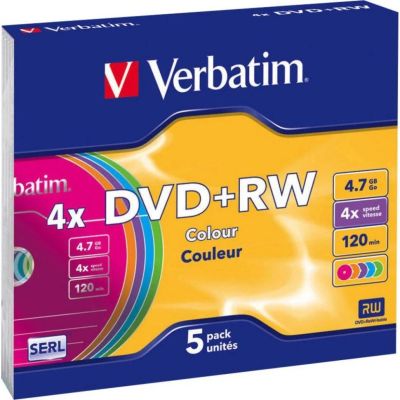 Лот: 18597105. Фото: 1. DVD+RW Verbatim 43297 (4,7Gb 4x... Картридеры