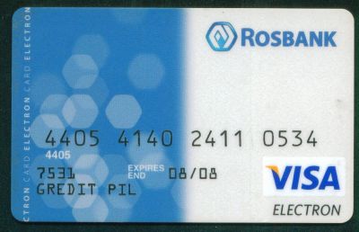Лот: 5107444. Фото: 1. БК банковская карта ROsBANK-РосБанк... Телефонные, пластиковые карты