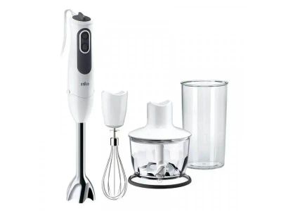 Лот: 25352396. Фото: 1. Блендер Braun MQ3135 Sauce белый... Кухонная