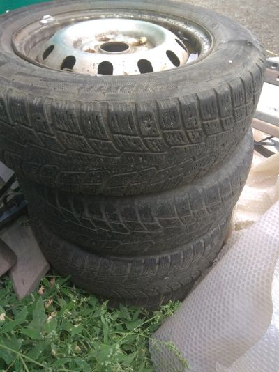 Лот: 11902390. Фото: 1. Колеса R14 4x100 Michelin 175... Шины на дисках