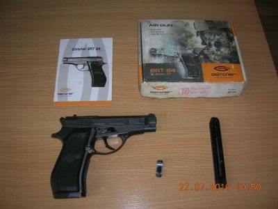 Лот: 7917893. Фото: 1. Пневматический пистолет Gletcher... Пневматическое оружие