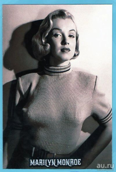 Лот: 17947063. Фото: 1. Marilyn Monroe/Мэрилин Монро-глянцевая... Открытки, конверты