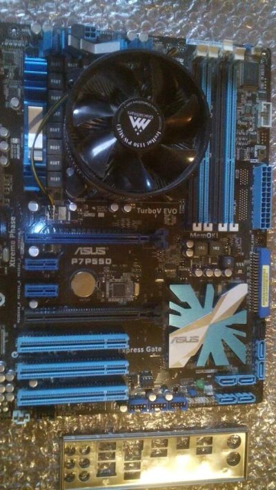 Лот: 9968885. Фото: 1. Мат.плата ASUS P7P55D(skt1156). Материнские платы