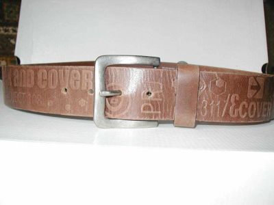 Лот: 5934742. Фото: 1. Ремень кож Duck and Cover Англия... Ремни, пояса