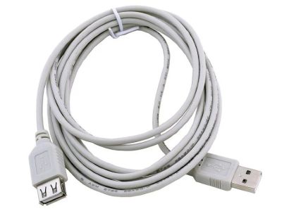 Лот: 5966338. Фото: 1. Кабель удлинитель USB 2.0 AMAF... Шлейфы, кабели, переходники