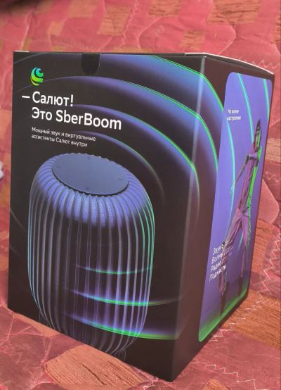 Лот: 25379935. Фото: 1. 🎧 SberBoom НОВАЯ в упаковке... Портативные, беспроводные колонки