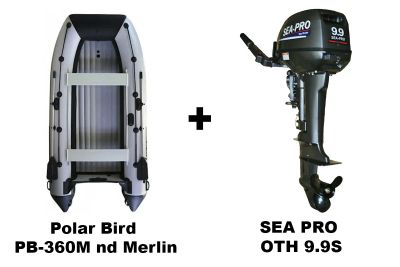 Лот: 25362760. Фото: 1. Лодка ПВХ POLAR BIRD PB-360M-nd... Лодки и катера