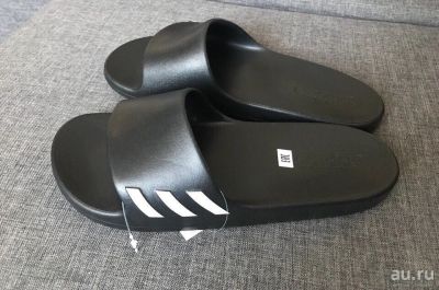 Лот: 13808252. Фото: 1. Сланцы Adidas Aqualette Slides. Шлепанцы, сланцы