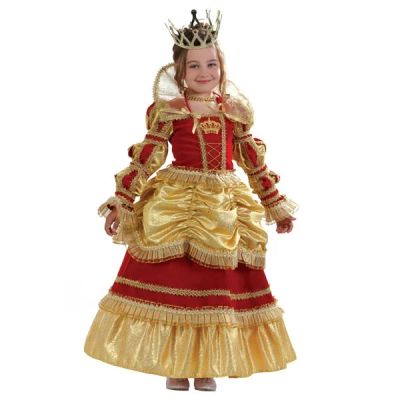 Лот: 6244583. Фото: 1. "Королева золотая" батик. Детские карнавальные, праздничные костюмы