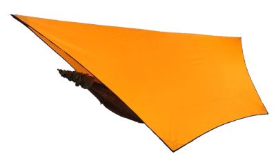Лот: 21052205. Фото: 1. Большой тент «Шестигранник» оранжевый. Палатки, тенты