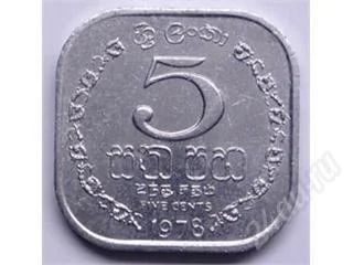 Лот: 95251. Фото: 1. Цейлон. Шри-Ланка. 5 центов 1978г... Азия