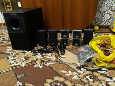 Лот: 16078084. Фото: 1. Домашняя акустика 5.1 microlab. Активные акустические системы