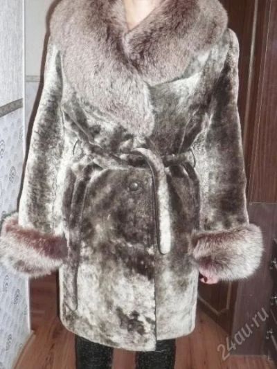 Лот: 132460. Фото: 1. Мутоновая шуба. Верхняя одежда