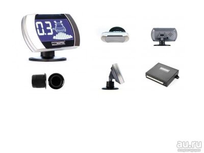 Лот: 17254333. Фото: 1. Парковочный радар ParkMaster 8-FJ-27-Black. Видеорегистраторы,  радар-детекторы, системы парковки