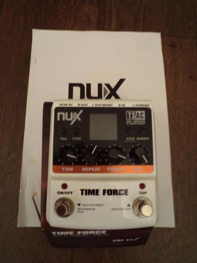 Лот: 8502431. Фото: 1. NUX TIME FORCE (Дилэй) - педаль... Гитарные эффекты и комбоусилители