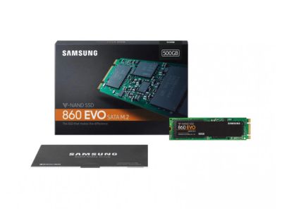 Лот: 17593372. Фото: 1. Samsung 860 EVO 500GB M2. SSD-накопители