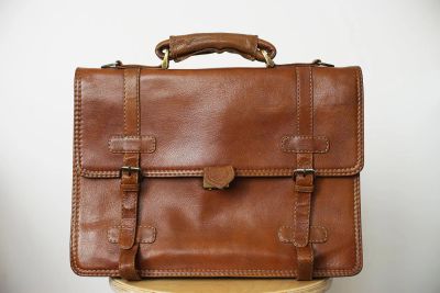 Лот: 5998009. Фото: 1. Винтажный кожаный портфель (кейс... Портфели, ранцы