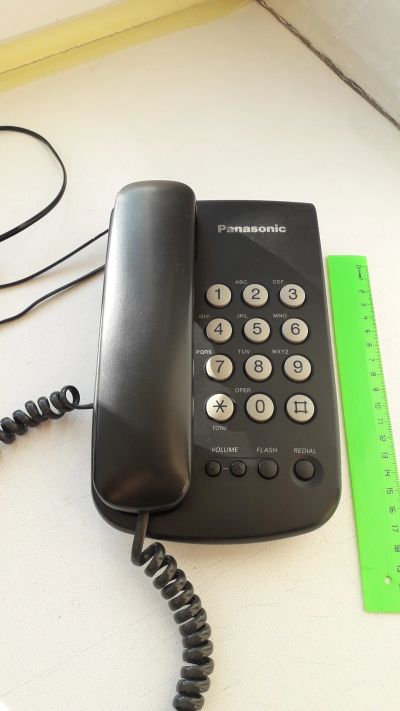 Лот: 14856620. Фото: 1. Телефон Panasonic, стационарный... Проводные телефоны