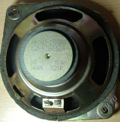 Лот: 177448. Фото: 1. Штатные колонки Toyota полурабочие. Акустика автомобильная