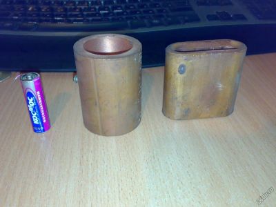 Лот: 5529951. Фото: 1. Втулки медные (медь) 2 шт. вес... Металлы, металлолом