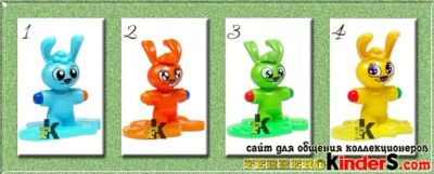Лот: 7097204. Фото: 1. мелок зайчик желтый, зеленый и... Игрушки