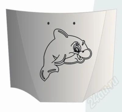 Лот: 393850. Фото: 1. Наклейка на капот "Дельфин" №1. Детали тюнинга