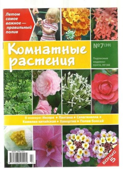 Лот: 9531583. Фото: 1. Журнал Комнатные растения. Быт и семья