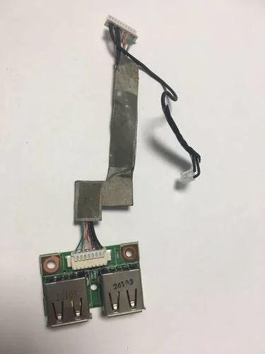 Лот: 16477520. Фото: 1. Плата USB разъемов со шлейфом... Другое (комплектующие)