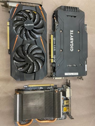Лот: 19253700. Фото: 1. Gtx 1060 3gb 3шт. Видеокарты