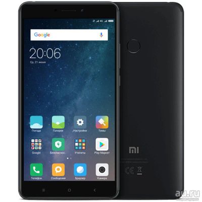 Лот: 10099474. Фото: 1. Xiaomi Mi MAX 2, 4GB+64GB Черный... Смартфоны