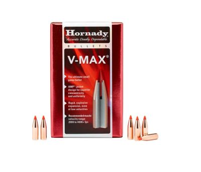 Лот: 25674121. Фото: 1. Пуля Hornady V-Max .224 / 5,6... Патроны