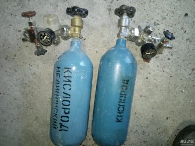 Лот: 13629384. Фото: 1. Кислородные балоны. Баллоны, газ в баллонах