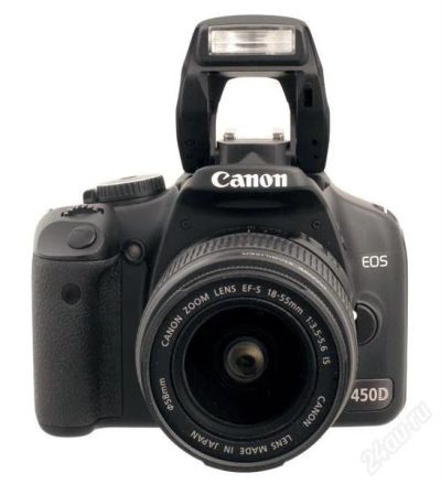 Лот: 788523. Фото: 1. CANON EOS 450D KIT EF-S 18-55... Цифровые зеркальные