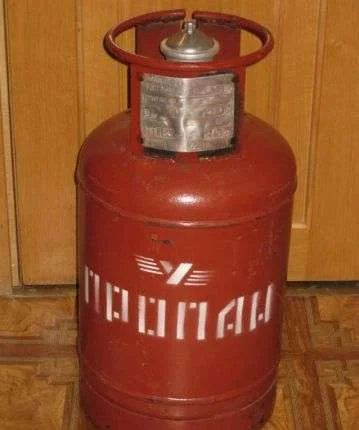 Лот: 7309536. Фото: 1. Балон 27литров с газом. Баллоны, газ в баллонах