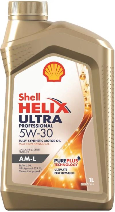Лот: 22851835. Фото: 1. SHELL HELIX Ultra Professional... Масла, жидкости
